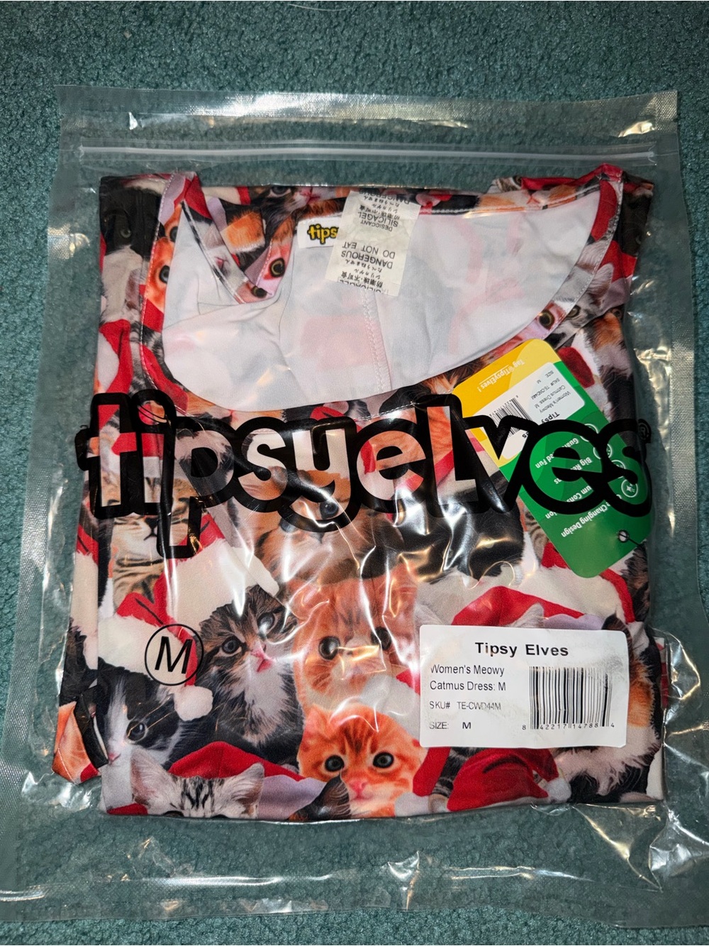 Tipsy Elves Women’s Christmas Cat Dress!
